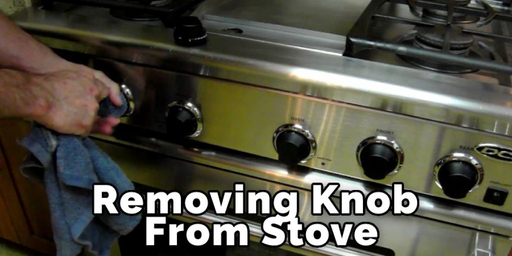 Rmoving Knob From Stove