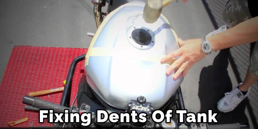 Fixing Dent Of Tank