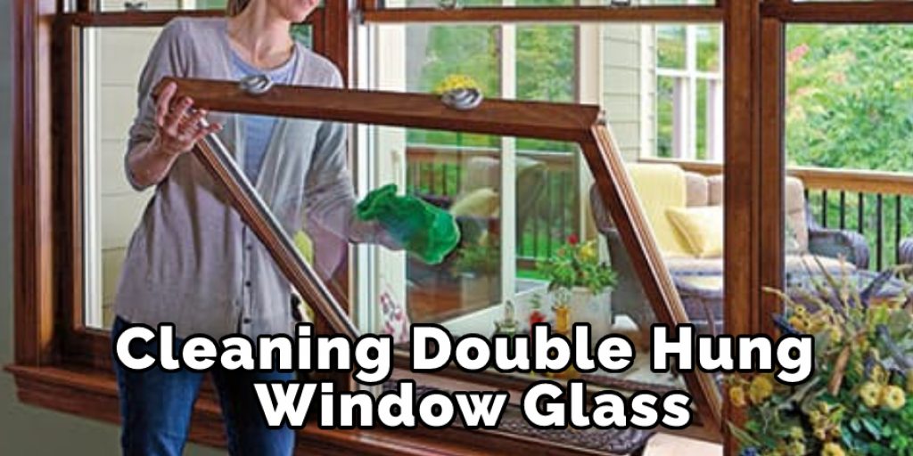 Cleaning Double Hung Window Glass