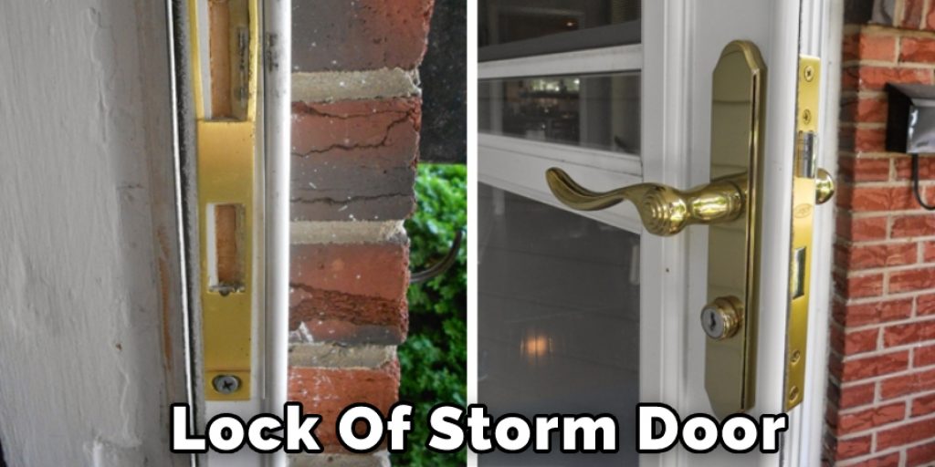 Lock Of Storm Door