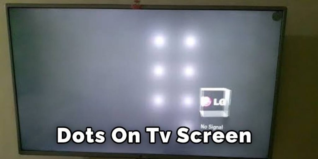 Dots On TV Screen