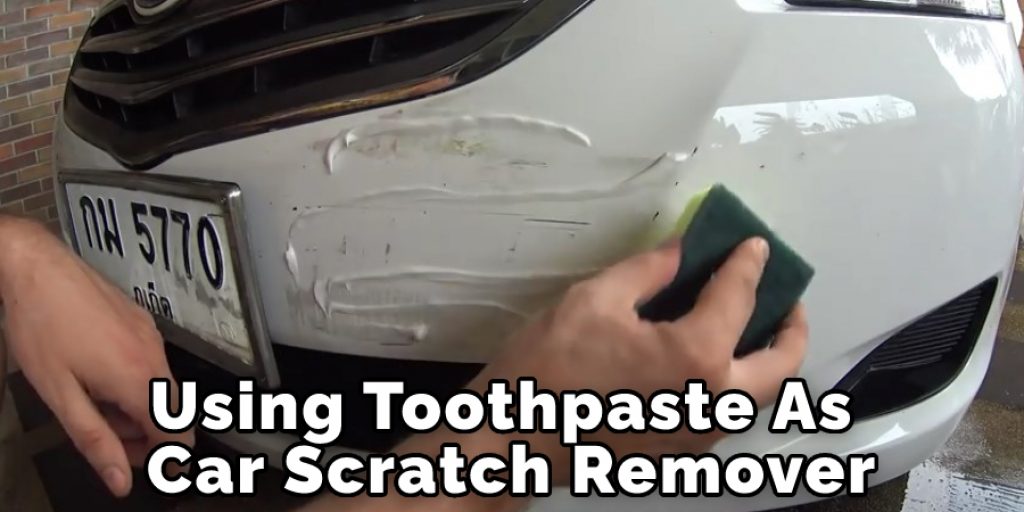 Using Toothpaste as a Car Scratch Remover 