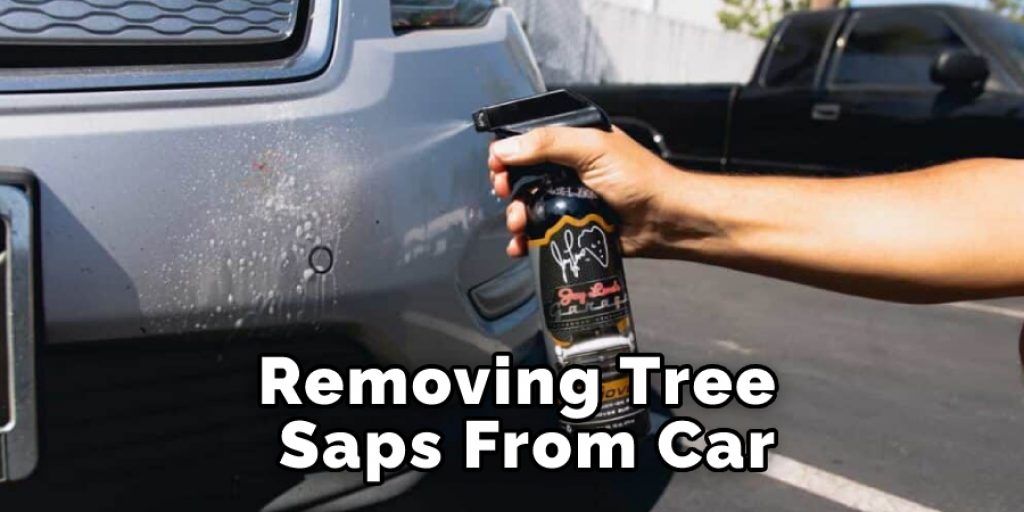 Removing Tree Saps From Car