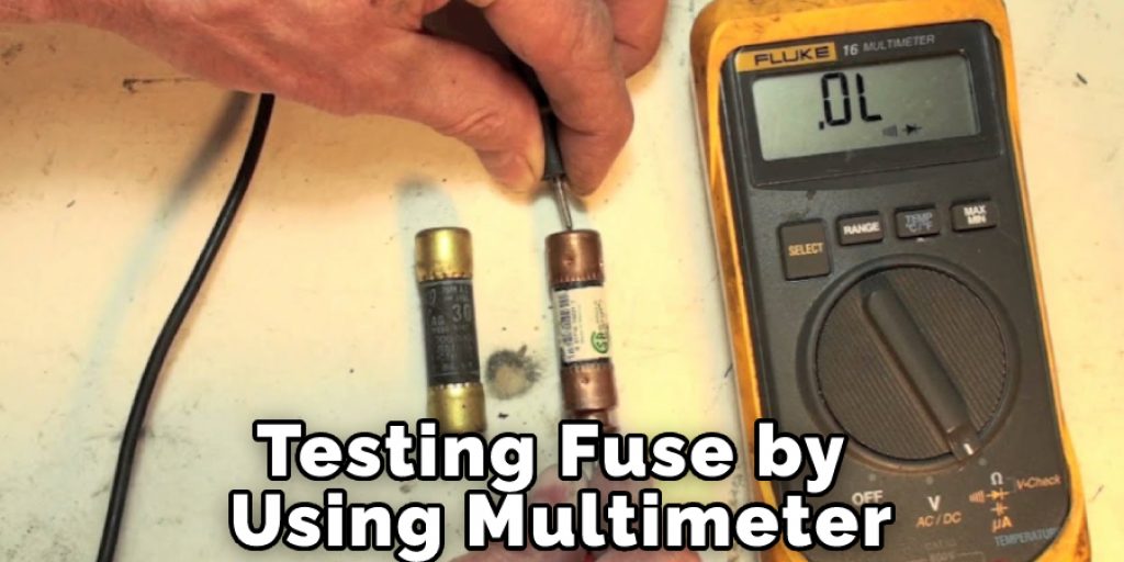 Testing Fuse By Using Multimeter