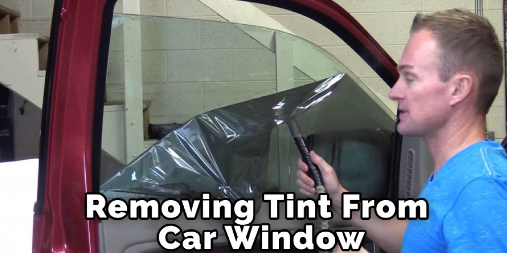 Removing Tint From Car Window