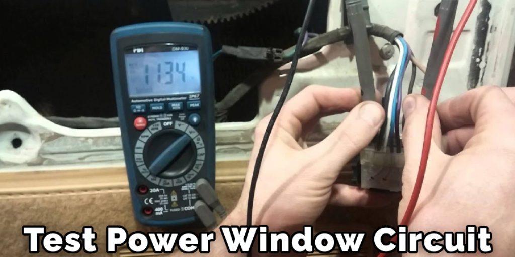 Test Power Window Circuit