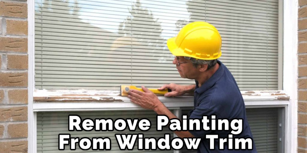 Remove painting From Window Trim