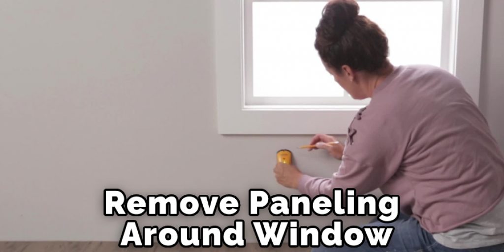 Remove Paneling Around Window