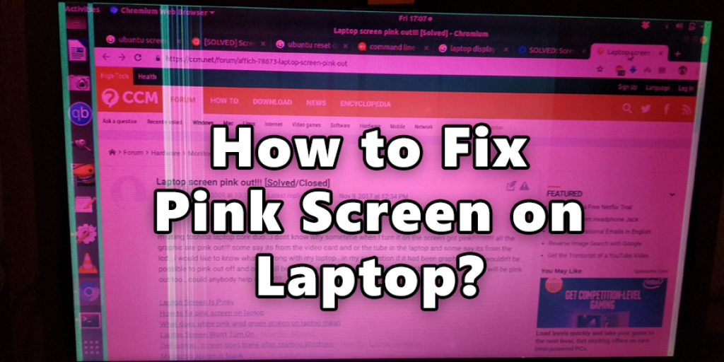 How To Fix Pink Screen On Laptop 100 Working Method 2024 6423