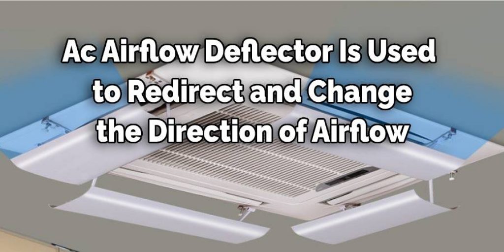 Ac Airflow Deflector Is Used 
to Redirect and Change
 the Direction of Airflow 