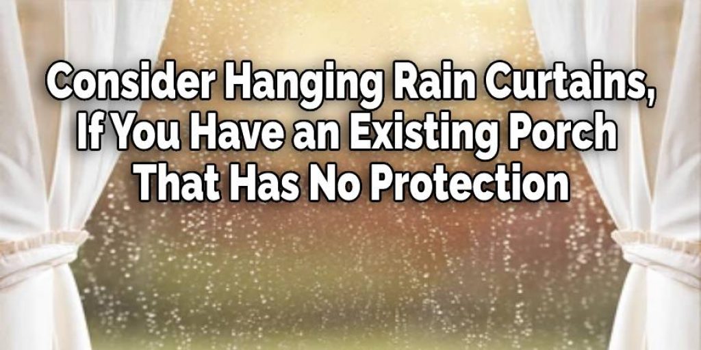 Hanging Rain Curtains