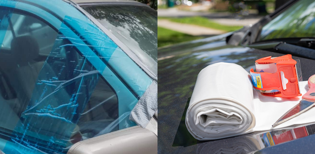 How to Cover Broken Rear Car Window
