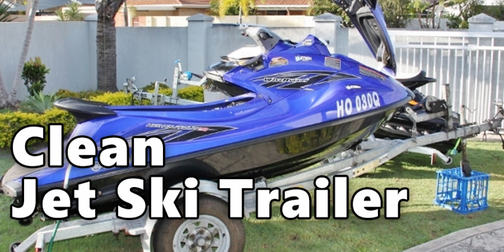 clean Jet Ski Trailer