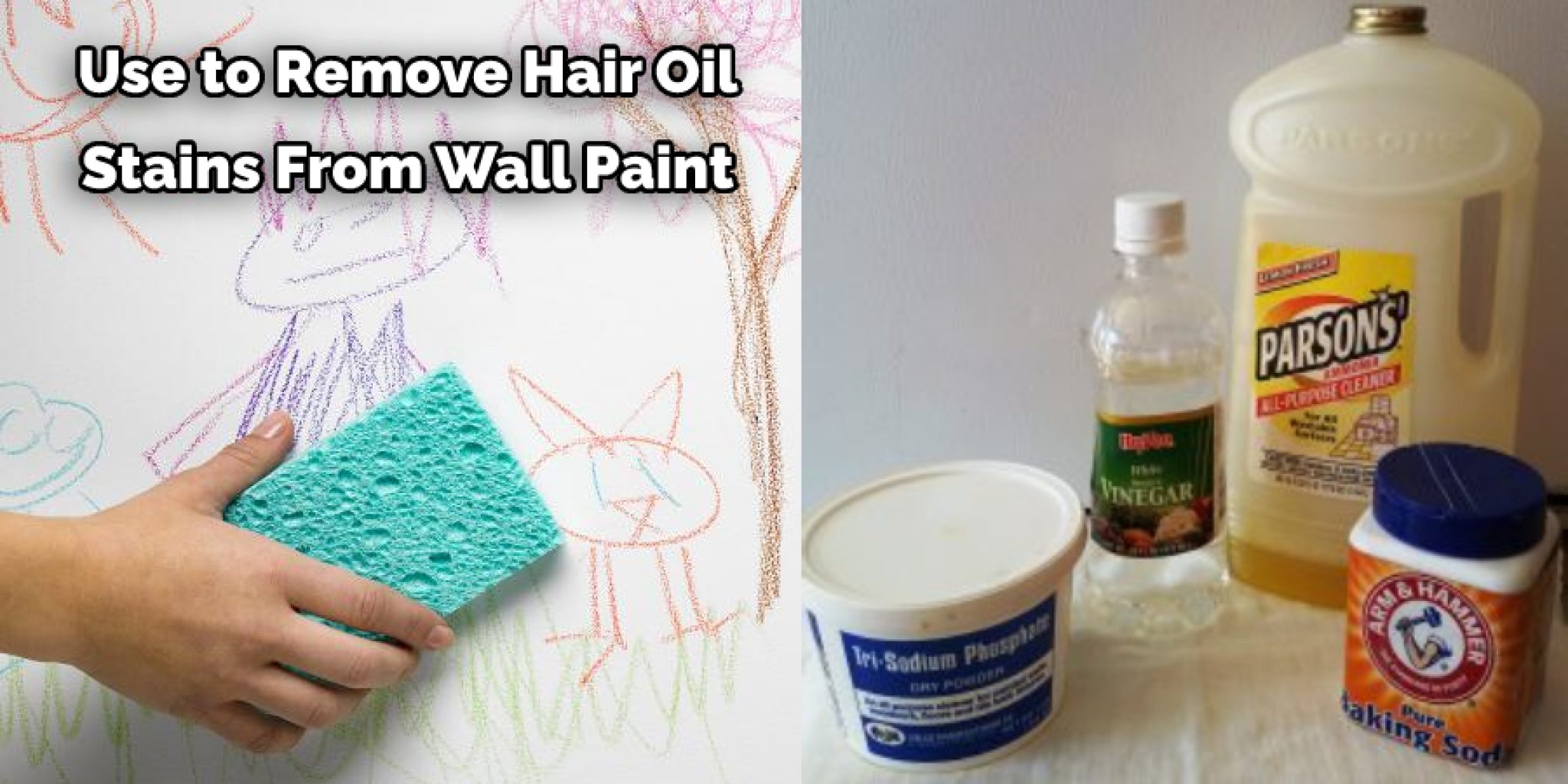 How To Remove Hair Oil Stains From Wall Paint