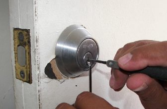 how to open a door when the mechanism is broken