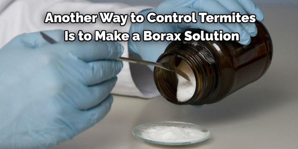Using Borax Solution 