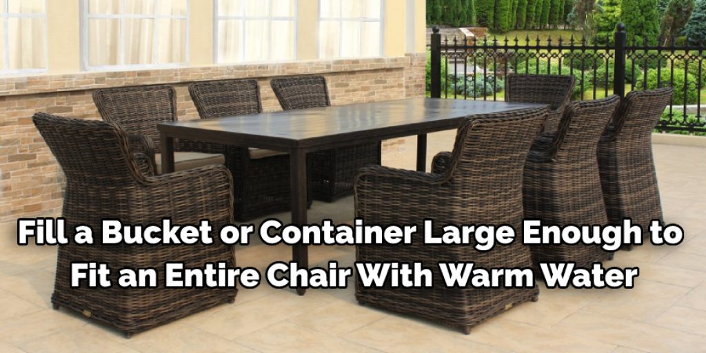 Stepwise Guide to Clean Rattan Chairs