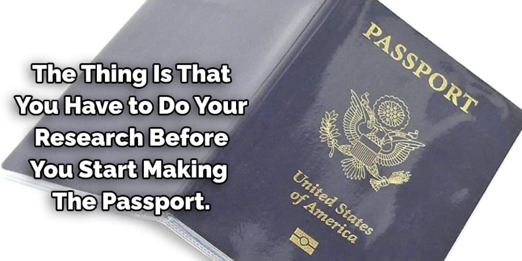 Create the Cover of passport
