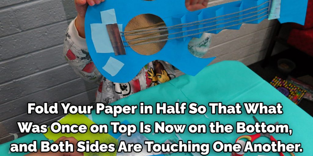 Directions of How to Make a Guitar Out of Paper