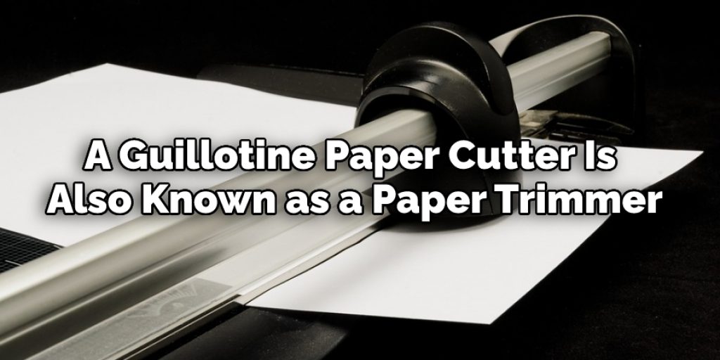 Guillotine Paper Cutter 