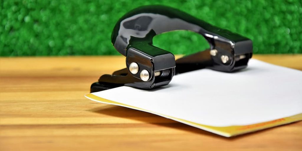 How to Hole Punch in the Middle of a Paper