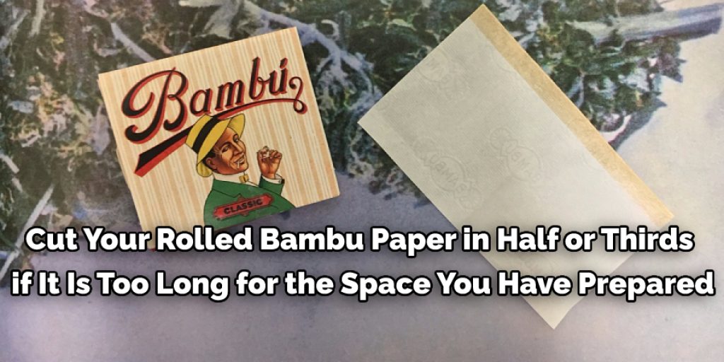 Rolling a Bambu Paper