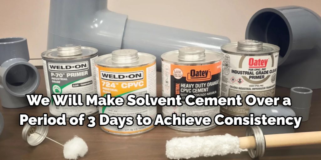 Mixing Procedure  Making Solvent Cement