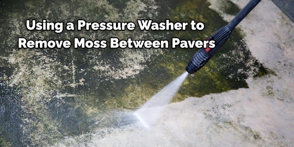 Using a pressure washer