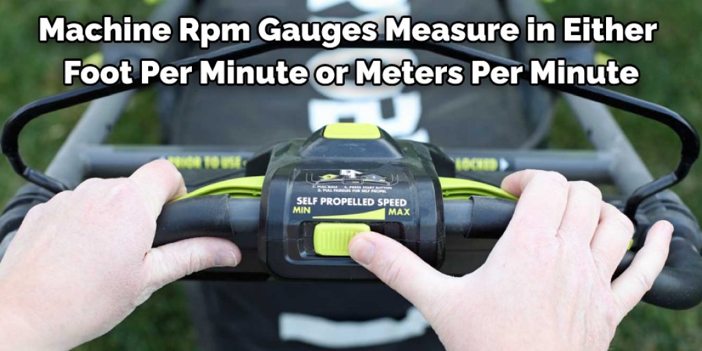 Things to consider while measuring lawn mower Rpm