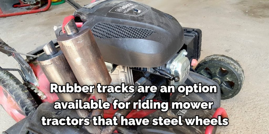 Using Rubber Tracks on Tractor Mowers