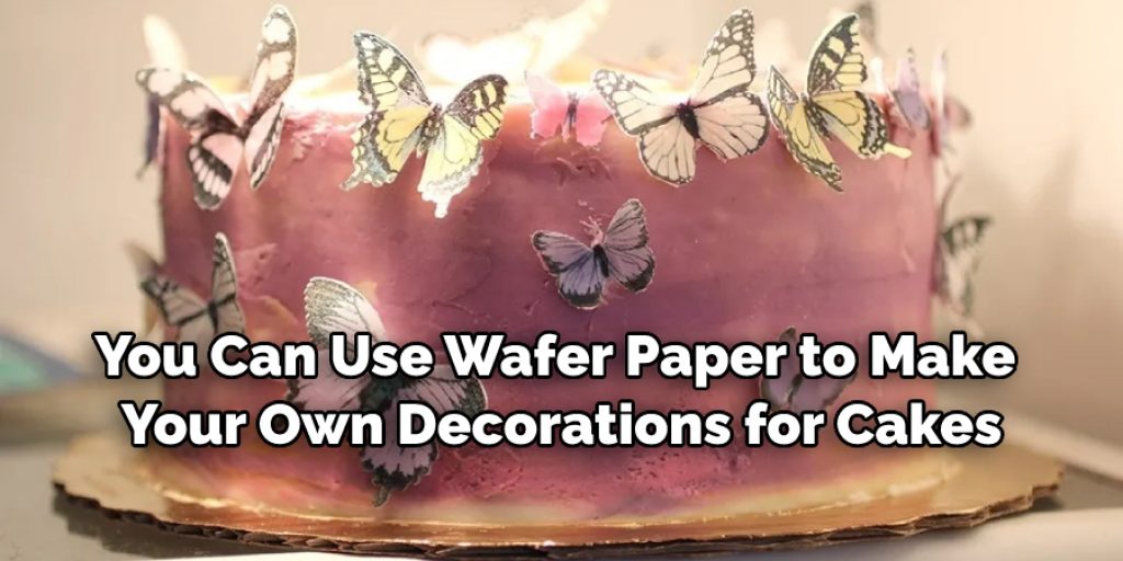 Decorating with wafer paper