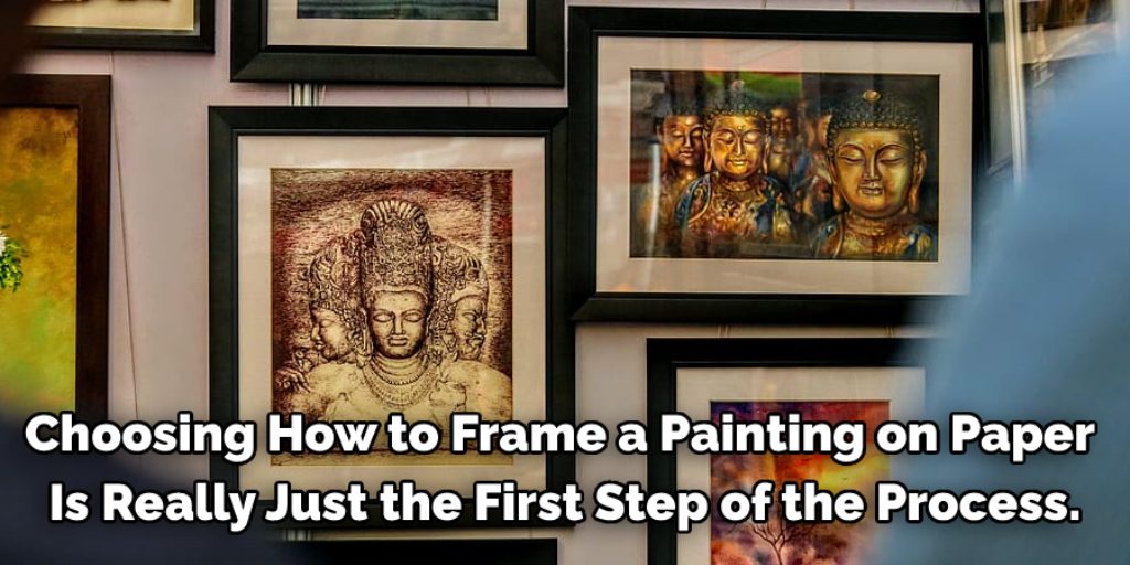Step 5 Allow for Your Desired Framing Material.