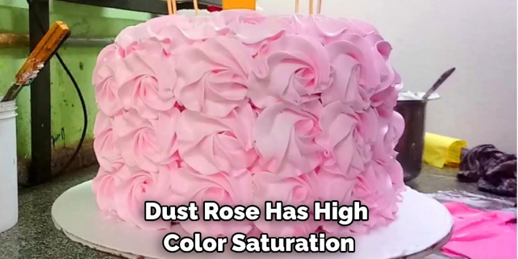 Dust rose can be used to paint flowers