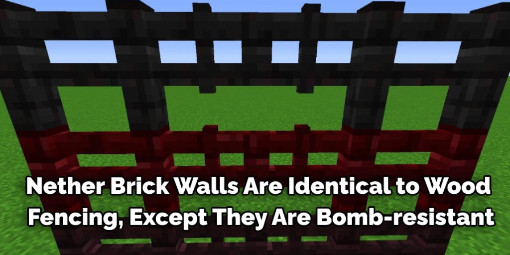 Construct A Nether Brick Fencing
