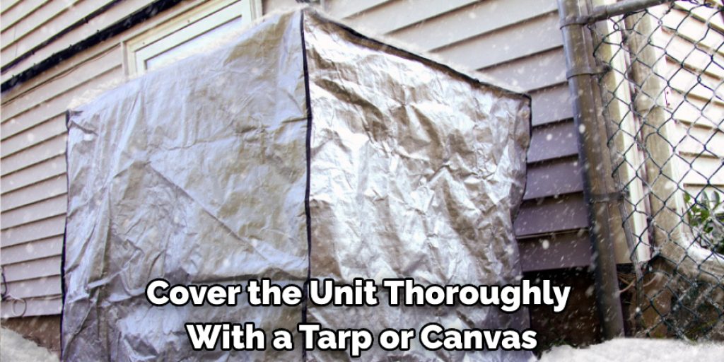 Cover an Air Conditioner