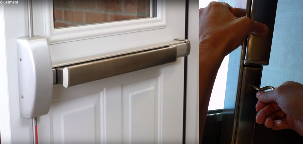 How to Remove Push Bar From Door