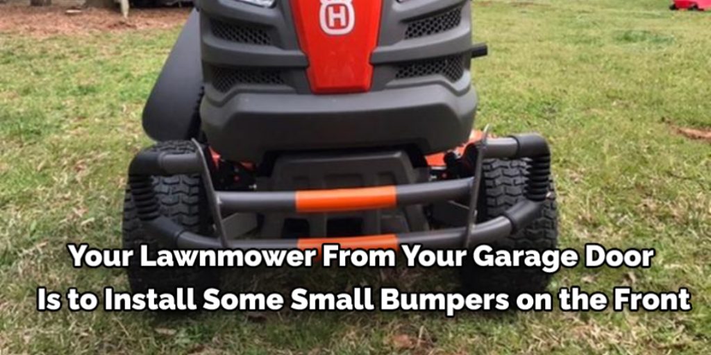 Install Bumpers in a lawn mower