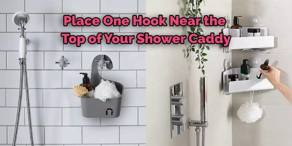 Instructions to Hang a Shower Caddy