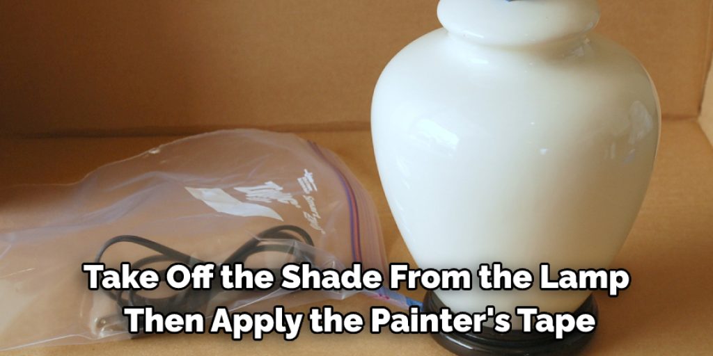 Procedure to Paint a Ceramic Lamp Base