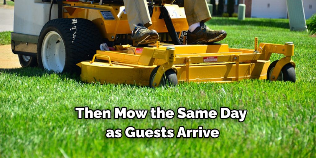 mowing in Special Events