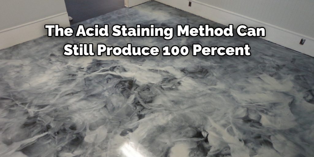 Stain Concrete to Look Like Marble