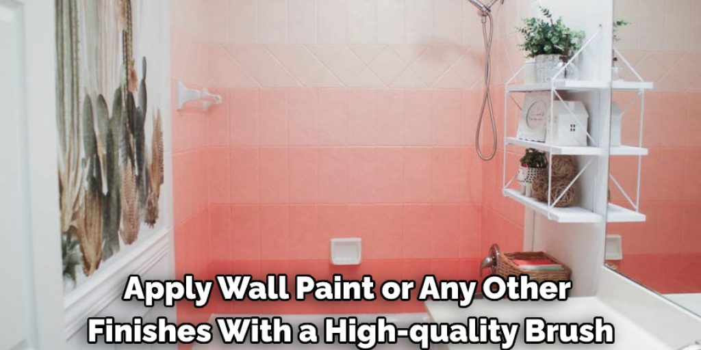 Tips to Paint Shower Walls