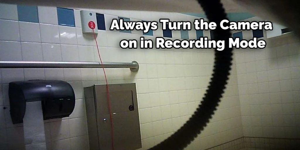 Turn on Recording Mode