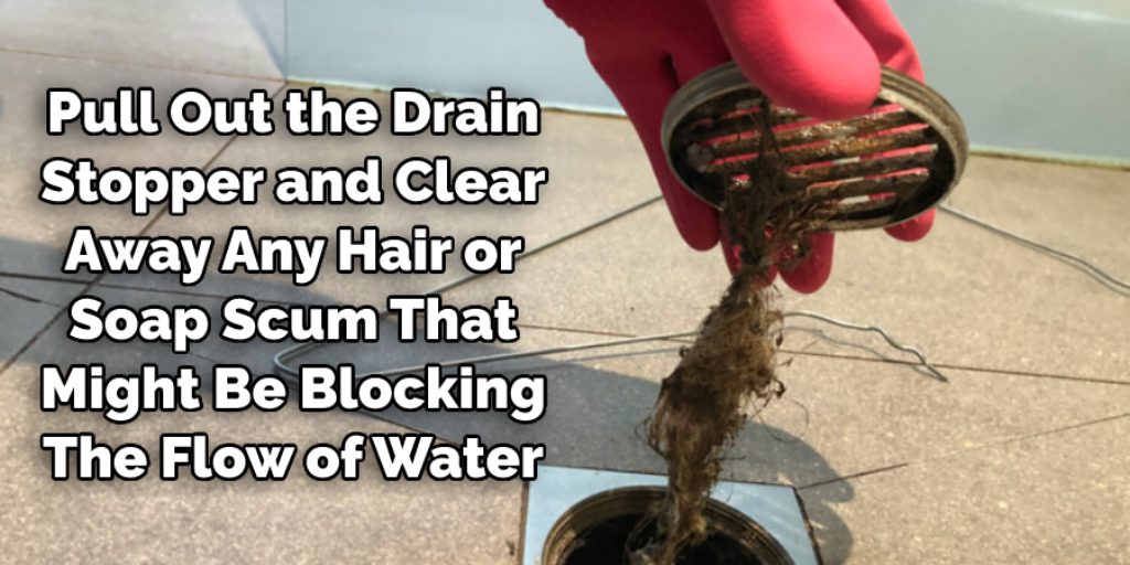 What to Do When a Shower Drain Clogs