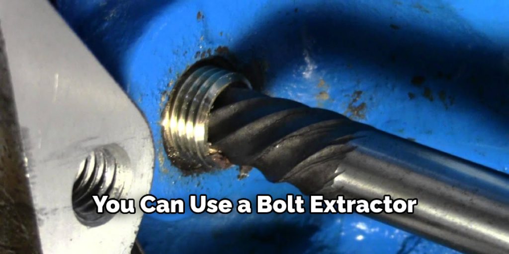 you can use a bolt extractor