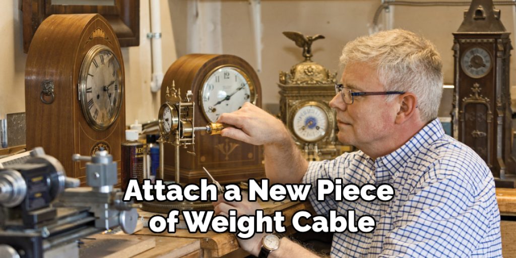 Attach a New Piece of Weight Cable