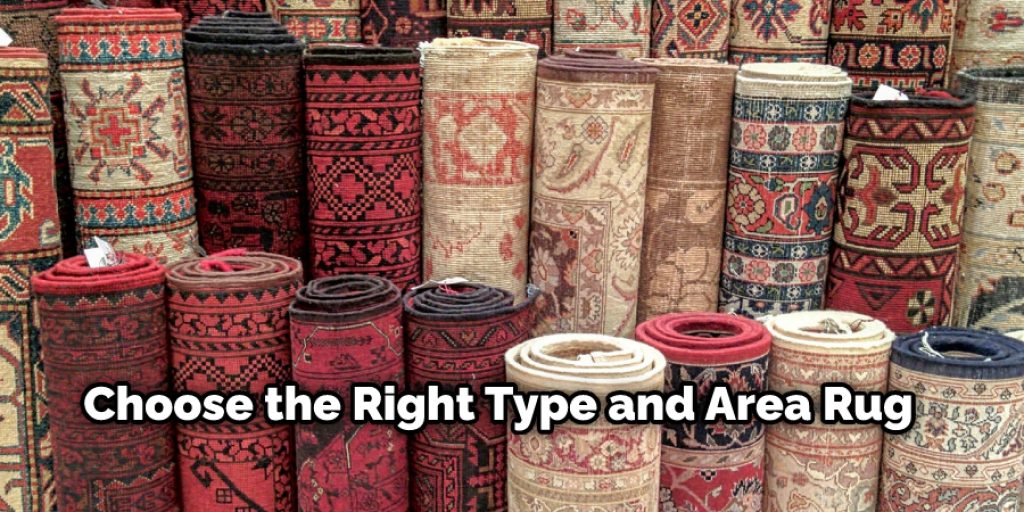 Choose the Right Type and Area Rug