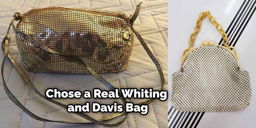 If you want to find a real Whiting and Davis bag, you need to know the materials. And that is one way of how to identify Whiting and Davis.