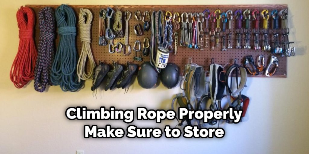 Climbing Rope Properly Make Sure to Store