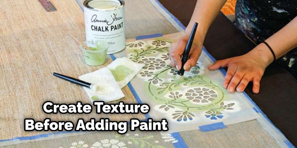 Create Texture Before Adding Paint